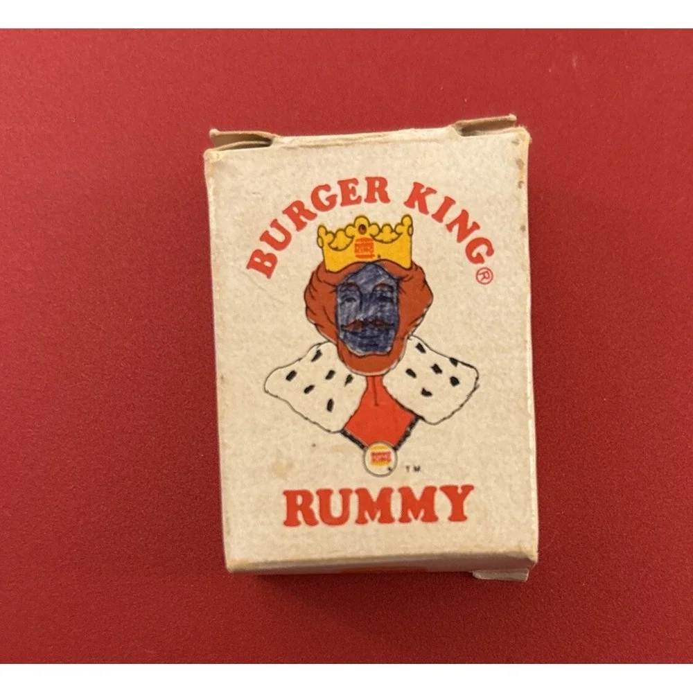 Vintage‎ 1978 Burger King Mini Rummy Card Game, Complete